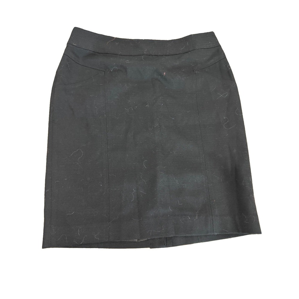 Banana Republic Black Bi-Stretch Pencil Skirt W/Pockets Size 6